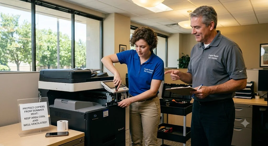 Read more about the article Copier Repair San Antonio: Protect Copiers from Summer Heat